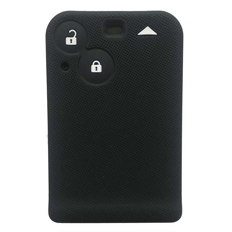 

For Renault Megane 4 Espace Laguna 2 Vel Satis Key Case Silicone Cheap Case for Keys Card Car Key Case Protection Skin BAG чорний