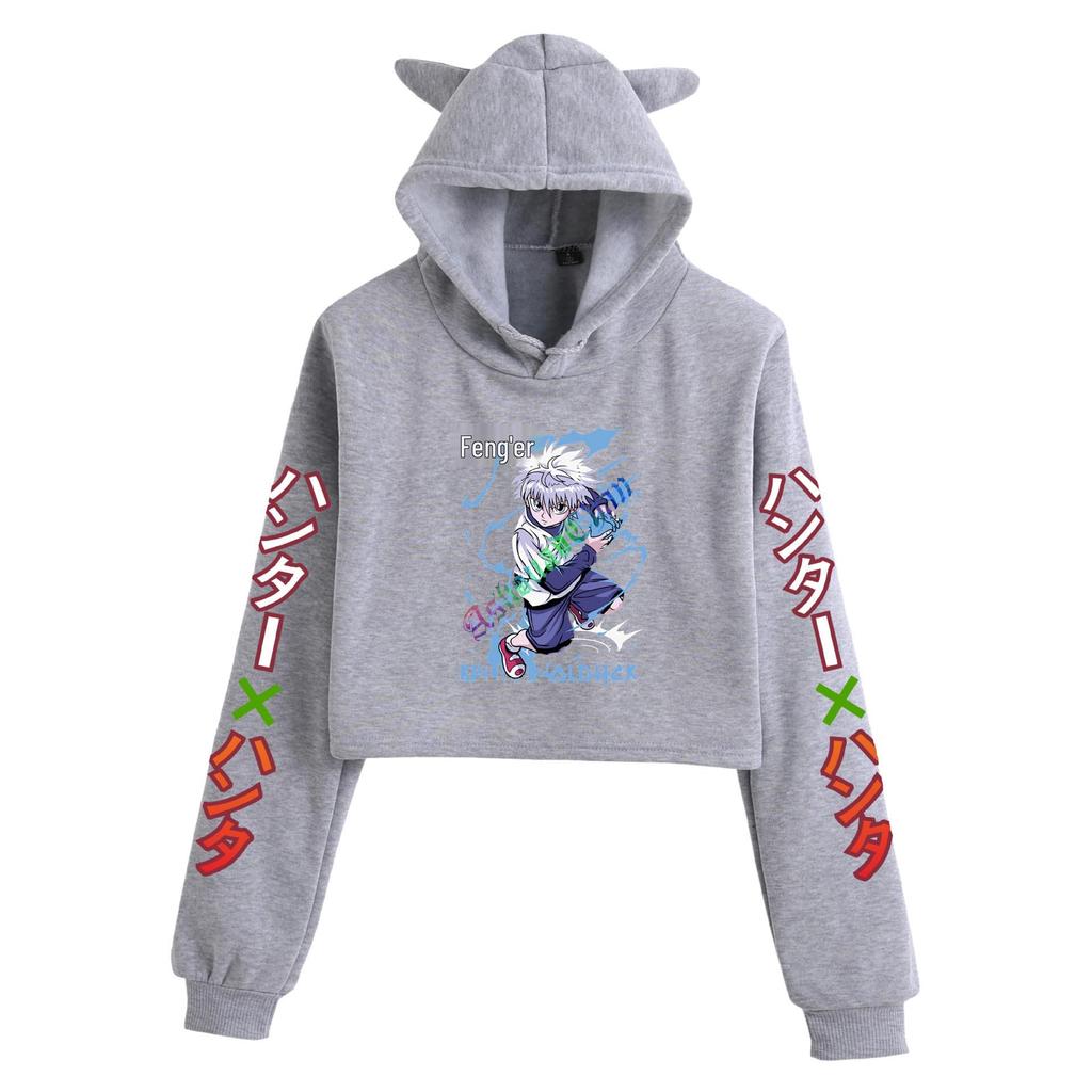 Hot Selling HUNTER x HUNTER Casual Cat Ear Women's Hoodie