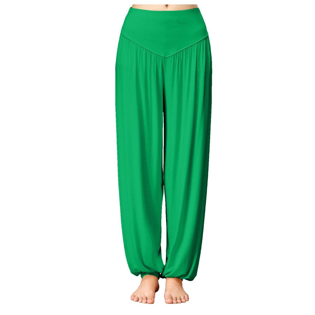 Women's Yoga Pants High Waist Modern Dance Practice Pants Taiji Pants