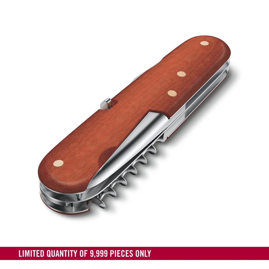 VICTORINOX 125 let stará historická ikona reprodukce nože Replika 1897 Limitovaná edice sériové číslo Dárek Červená 91mm [Včetně záruky]