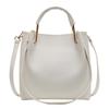 Textured shoulder bag New spring and summer simple casual shoulder bag Portable messenger bucket bag