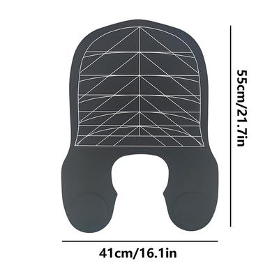 Barbershop Silicone Cutting Collar Hair Dyeing Shawl Waterproof Salon Hairdressing Neck Wrap Guard Hair Cutting Pad Styling Tool