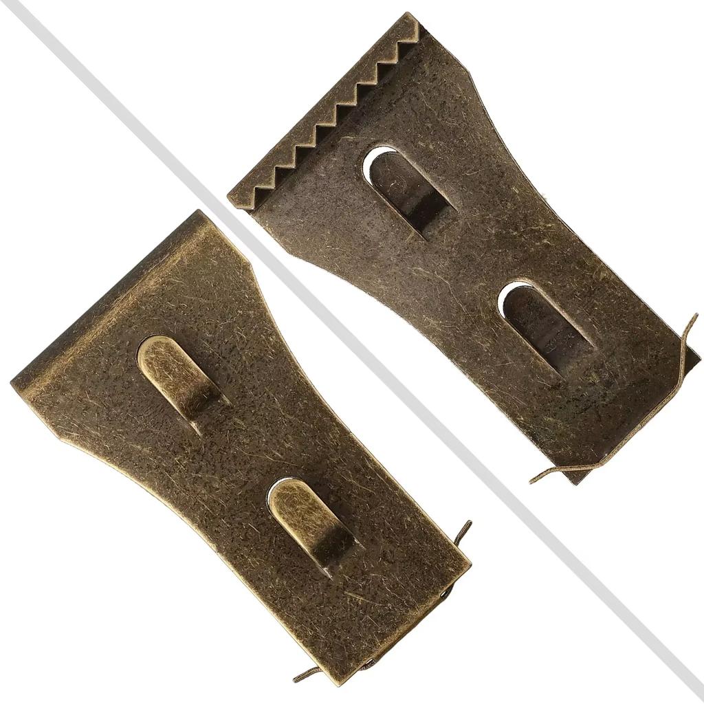 8 Pieces Brick Wall Clips for Crafts and Wreaths Hanging Solution Brick Hangers Practical Wall Decoration Hooks