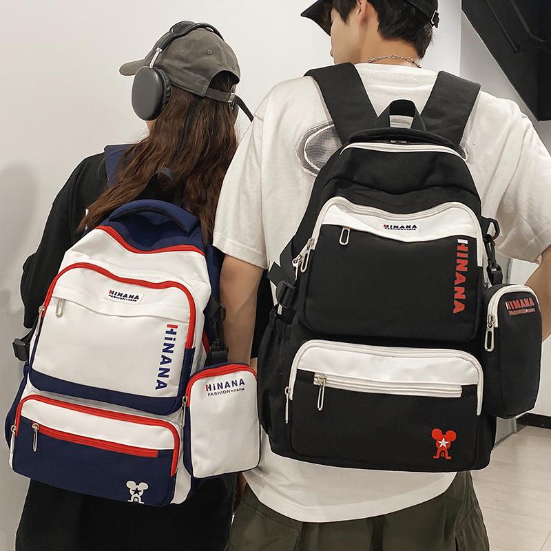 High School Students  Girls  Children  Elementary School Students Backpacks  College Students  Boys  Contrasting Color Backpacks