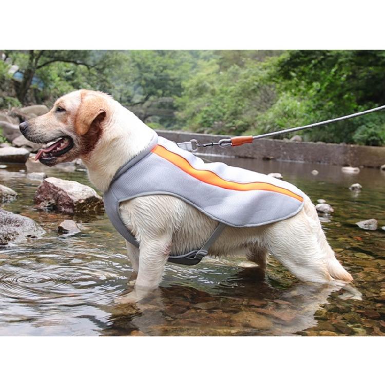 Pet Cooling Vest Sleeveless Summer Cooling Vest with Harness Buckle Anti-Lost
