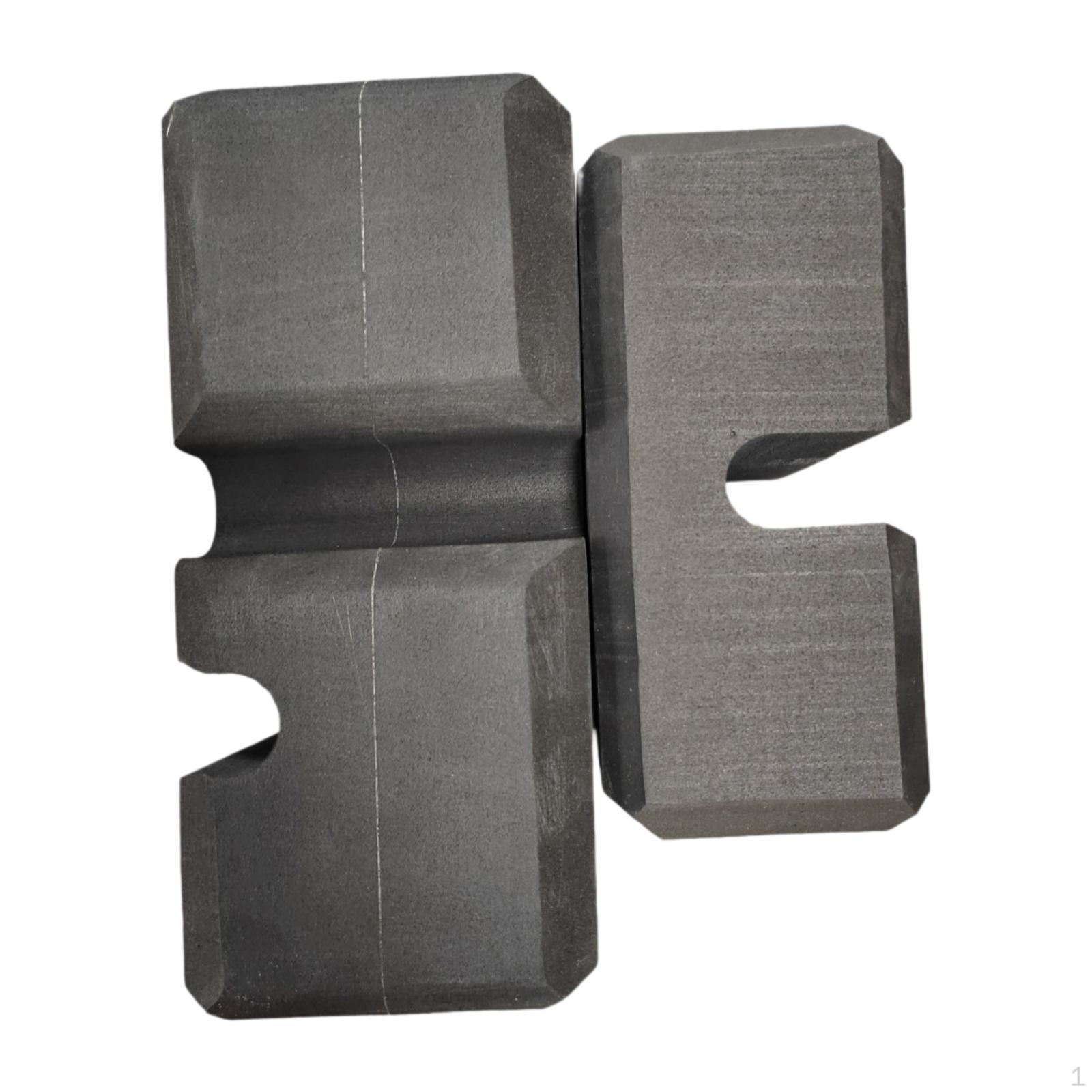 2x Bench Press Blocks EVA Foam Barbell Support Protection Adjustable Height