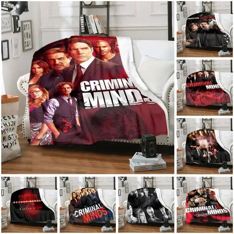 New Sofa Bed Blanket Soft Warm Criminal Minds 3D Print Blanket Cover Fleece Throw Blanket Adult Children's Blanket