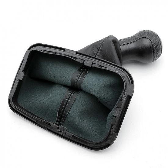 Gear Shift Knob 5 Speed Lever Gaiter Boot For 99-2003 Volkswagen Jetta Bora MK4