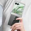For Motorola Razr 50 Ultra 5G Clear Case Hinge Design Electroplating PC Phone Cover