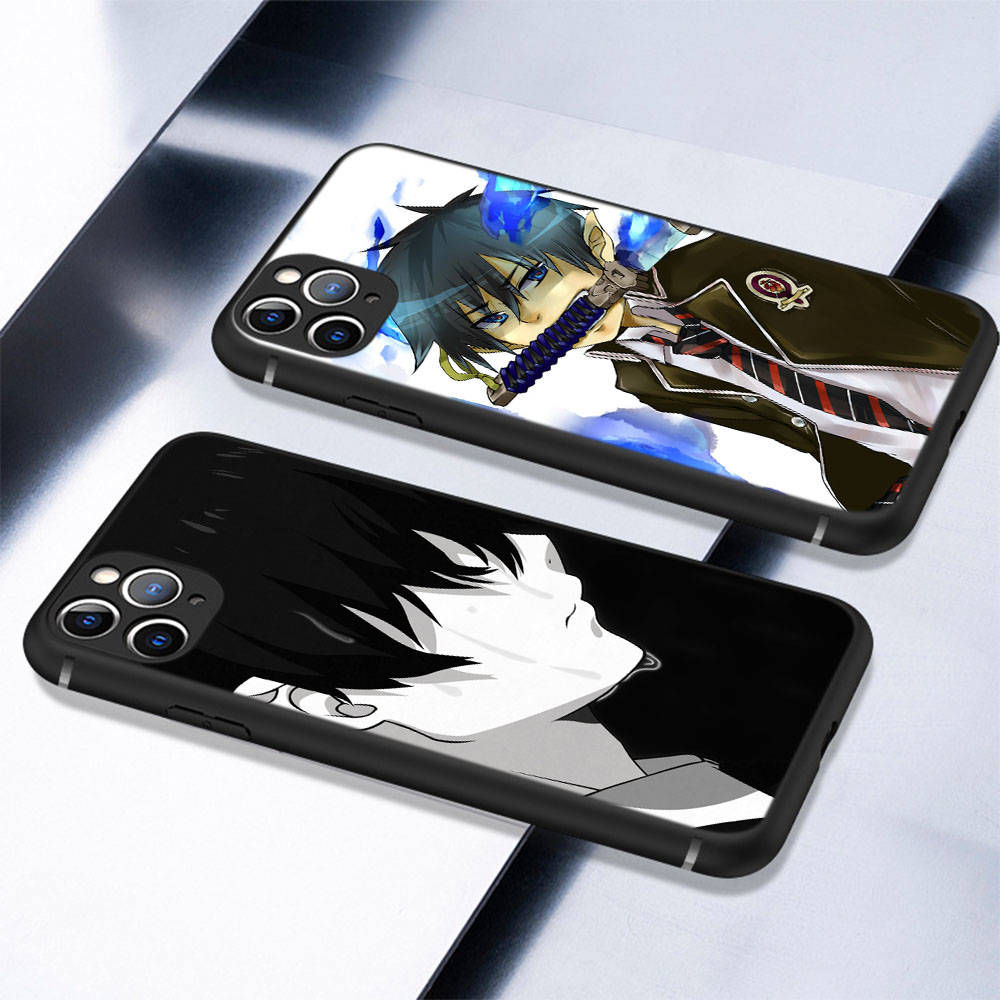 DT48 Blue Exorcist Case for Xiaomi Poco X6 X4 M5 M6 F5 F6 C65 C55 C50 C51 C40 Redmi Note 7 8 14C A3X 13C 12C 11 10A 9C Pro Black Sofe Cover