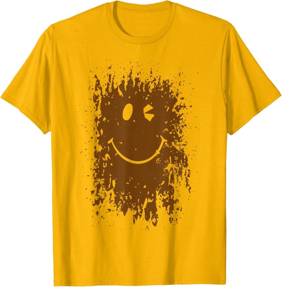 

Funny Splash Mud Splatter Face Run Forest Gump T-Shirt 3XL