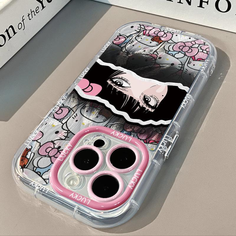 IPhone 16 Promax Phone Case 14 Apple 15 Cream Feather Yarn 12 All Inclusive 11 Ultra Thin