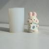 Cartoon Rabbit Chocolate Silicones Molds Cute Rabbit Fondant Decors Molds for DIY Decoration Making Soap Candle