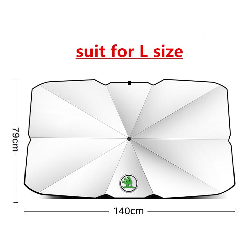 WMTY7 Suitable for Skoda Kamiq Kodiaq Roomster VIRS car front windshield sunshade anti-UV parasol car interior accessories