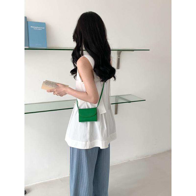 

Дофаминовая цветовая схема мини-сумка модная универсальная сумка-мессенджер для помады маленькая сумка кожаная на плечо маленькая квадратная сумка зелёный