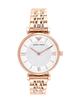 Dress Watch with Rose Glitz Stainless Steel Gianni Women's Band, 32mm, T-Bar.