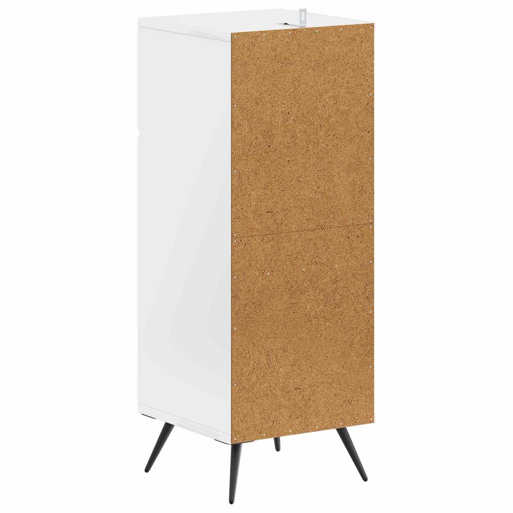 Bathroom Storage Cabinet BREDA High Gloss White