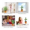 Dancing Plush Cactus - KAWAII - Knitted Plush Toy - Perfect Decoration - Green and Brown