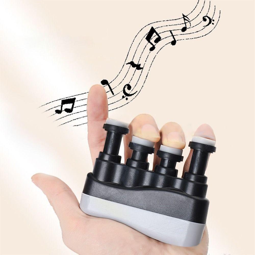 

Домашнє фітнес-обладнання Піаніно Гітара Тренажер для сили пальців Тренажер для пальців Ручний підсилювач чорний