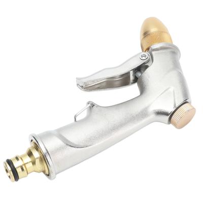 High Pressure Hose Nozzle Metal Handheld Water Nozzle Sprayer for Garden Watering Car Washing