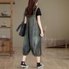 Women's Summer Loose-Fit Denim Overalls