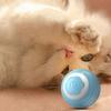 Interactive Cat Toys Ball Wicked Ball for Indoor Cats Adult, Auto 360 Self-Rotating & USB Rechargeable with LED Red Light Toy for Cat Kitten