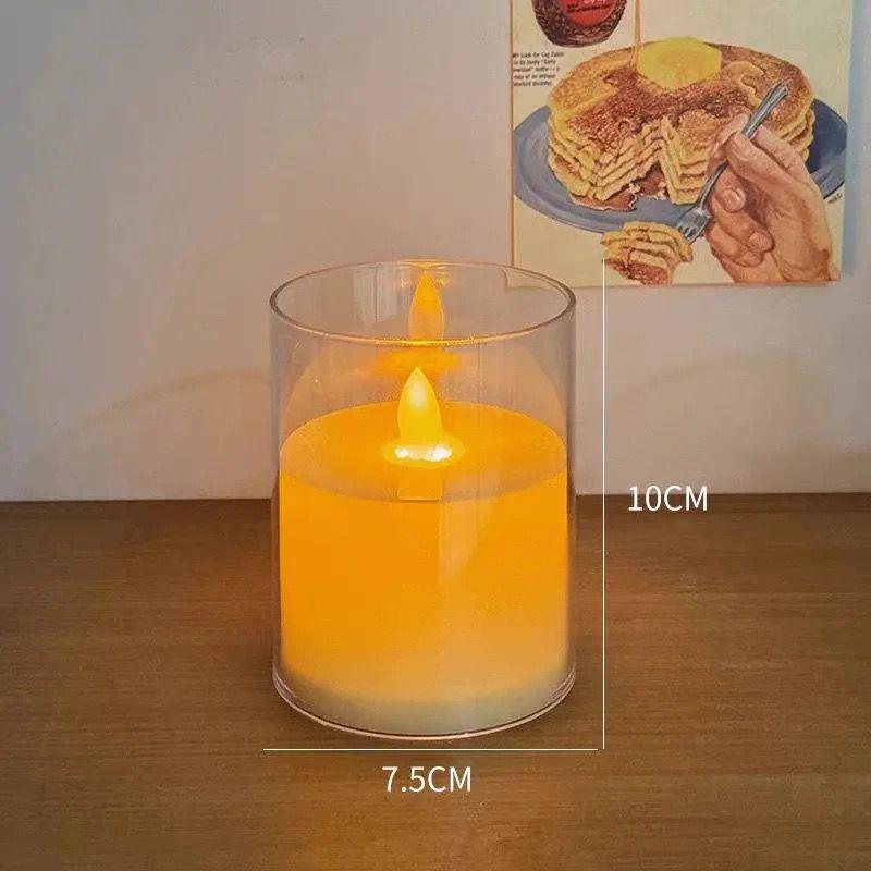 

Rechargeable LED Romantic Candlelight for Birthdays and Home Decor