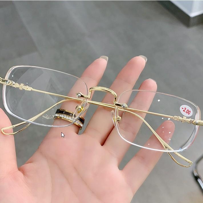 New Model Of Frameless Cut-edge Anti-blue Light Myopia Glasses