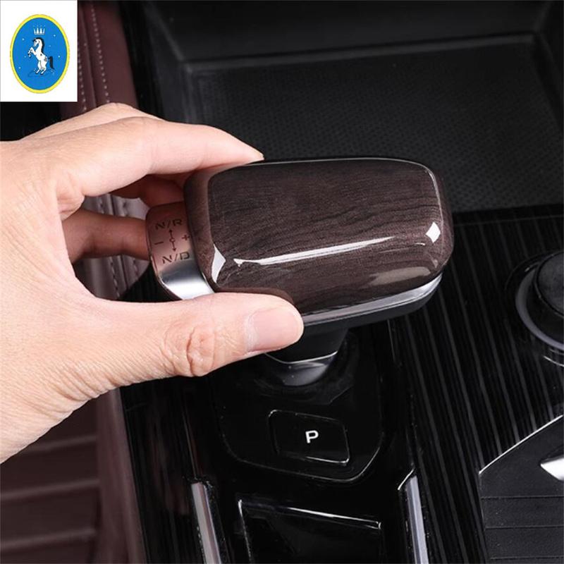Car Gear Shift Knob Head Handle Case Decor Sequ Stickers Cover Trim For Geely Monjaro Kx11 Manjaro 2024 ABS Accessories