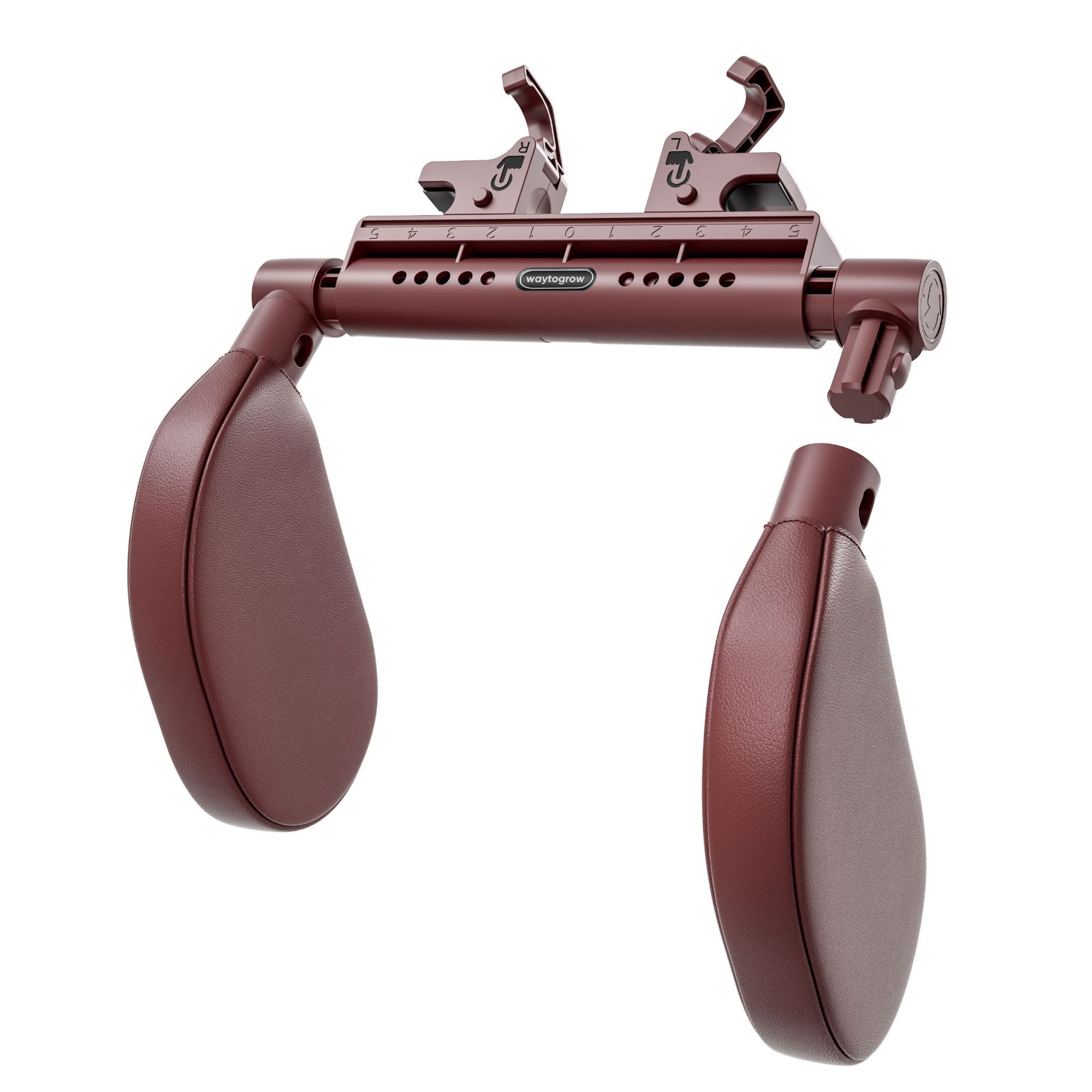 

Регулируемый подголовник для автомобиля, креативные товары для салона автомобиля, подушка для шеи из пены с памятью U-образной формы для сна в дороге с боковым наклоном коричневый