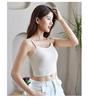 Atmungsaktives Sommer-Bustier für Mädchen aus Eis seide, nahtlos, mit Spaghettiträgern und Anti-Exposure-Bandeau