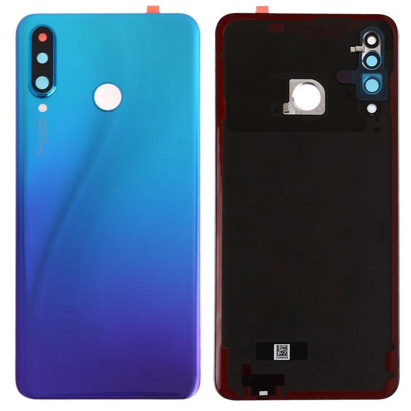 Pentru Huawei P30 Lite (48MP) Carcasa bateriei cu autocolant adeziv + capac lentila camerei