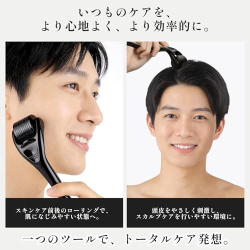 REXON Microneedle Roller (General Medical Device) for Pore Care, Firmness, Sagging Skin, Eye Care, and Lifting Face & Scalp | Beauty & Hair Growth Car