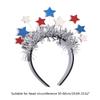 Christmas Sequins Tinsel Star Shape Shinning Hair Hoop Women Makeup Headband for Festival Performances Hair Accessories
