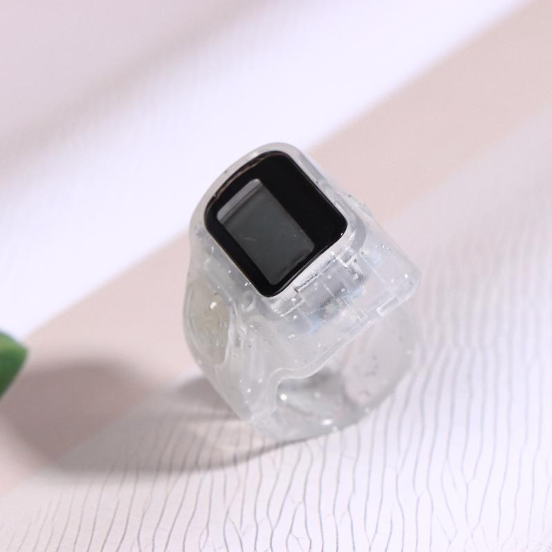 Fingerzähler Klick Manuell Digitaler Klicker Mini LCD Digitaler Hand Zählzähler 100 Blinkender Zähler 5-stellige Nummer Zählung Klicker