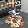 Curious George,Monkey Adventure Chair mat Round Rug Office carpet, Non slip, Suitable for Living Rooms, Bedrooms Decor 1205526a