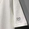 T-shirt Women Cotton Summer Casual Large Size Loose Solid Color V-Neck Pullover Short-sleeved Tops