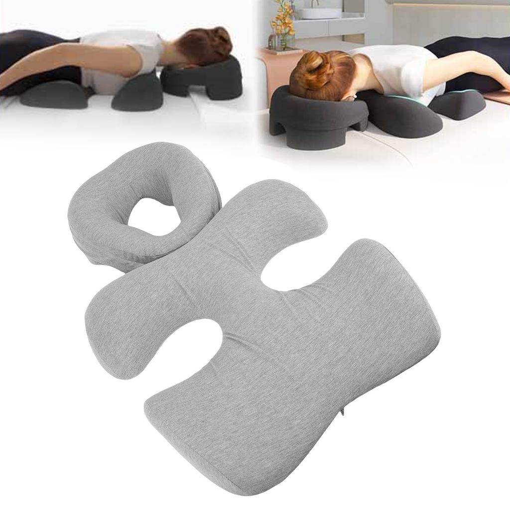 Face Down Pillow with Chest Support   Prone Massage Pillow Removable Washable Cover for Home Use