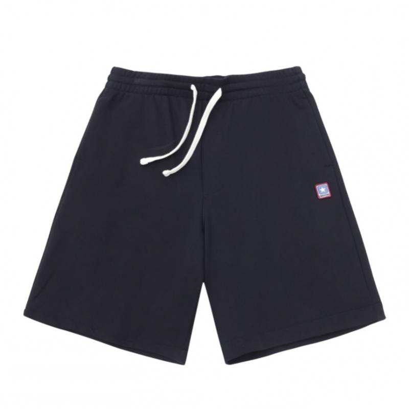 Converse Box Logo French Terry Shorts Black Mcj788 023