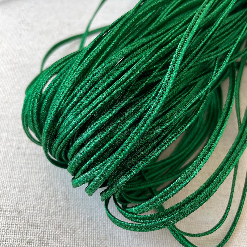 3mm Thin Rope Diy Clothing Ribbon Exquisite Piping Cord for Cheongsam Dress Uniform Edge Trim Clothing Accessory 10M Long