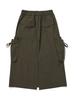 Bbc Earth W Ripstop Flexible Shirred Skirt_Dark Khaki