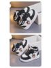 Girls' High-Top Canvas Shoes: Soft Sole, Shock-Absorbing, Anti-Slip Sports Sneakers for Toddlers & Kids - Autumn/Winter 2025 Collection.