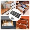 4pcs Drawer Repair Kit Furniture Repair Kit Mounting Brackets Bottom Support Tool Set  fit drawer spaces from 13 to 24.1 inches