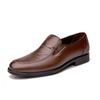 2025 New Men's Business Dress Casual Leather Shoes Work Shoes Office Men's Foot Casual Leather Shoes