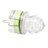5Pcs Fishing Lure Light Diamond Shape LED Corrosion Resistance Auto Open Flashing Bass Lure Light Green