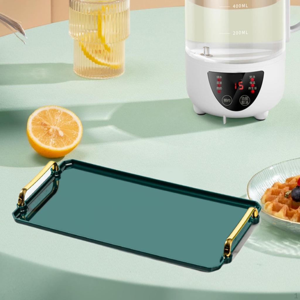 Elegant Bathroom Serving Tray, Modern Vanity Tray