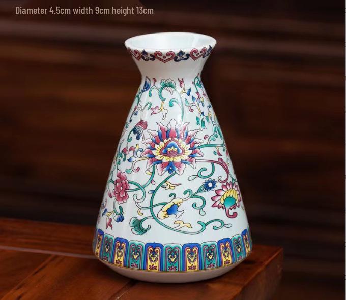 Antique Blue and White Chinese Porcelain Vase - European & American Handicraft for Flower Arrangements