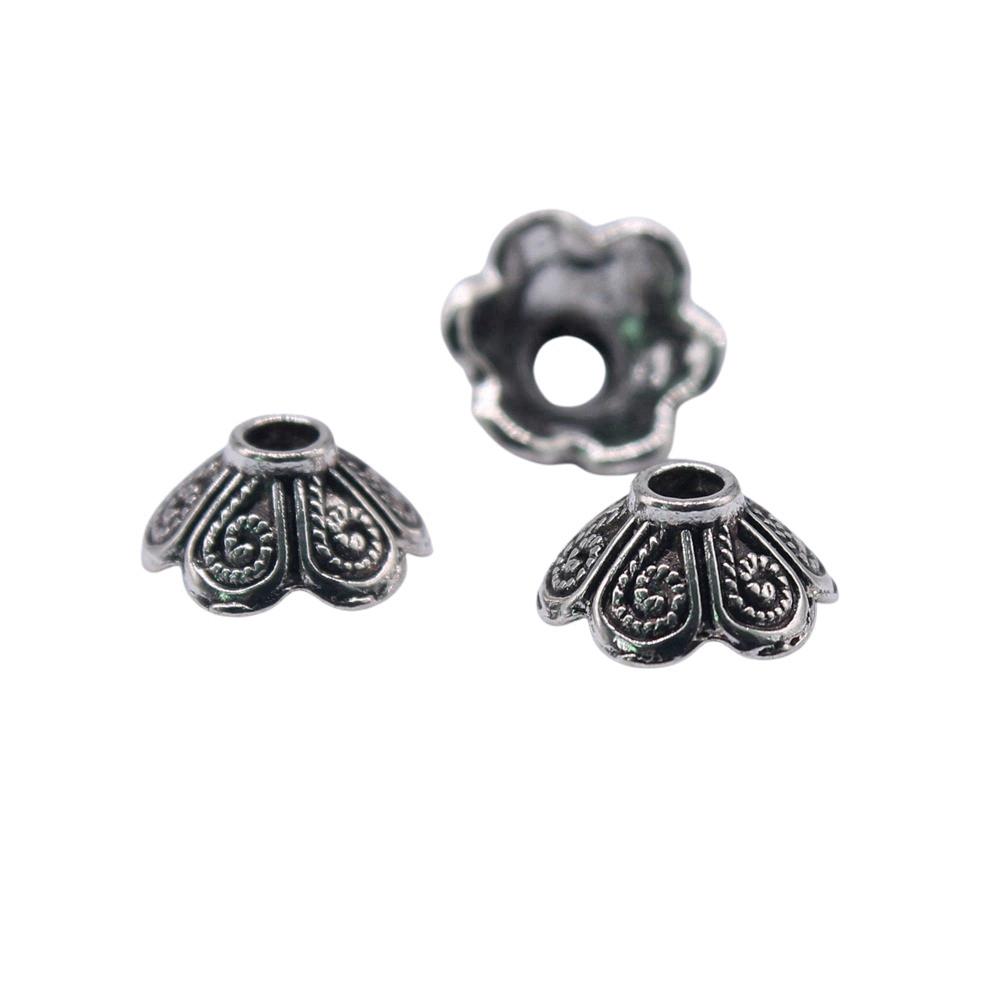 Flower Bead Cap Spacer Findings Ornate Covers For DIY Jewelry Making Materials