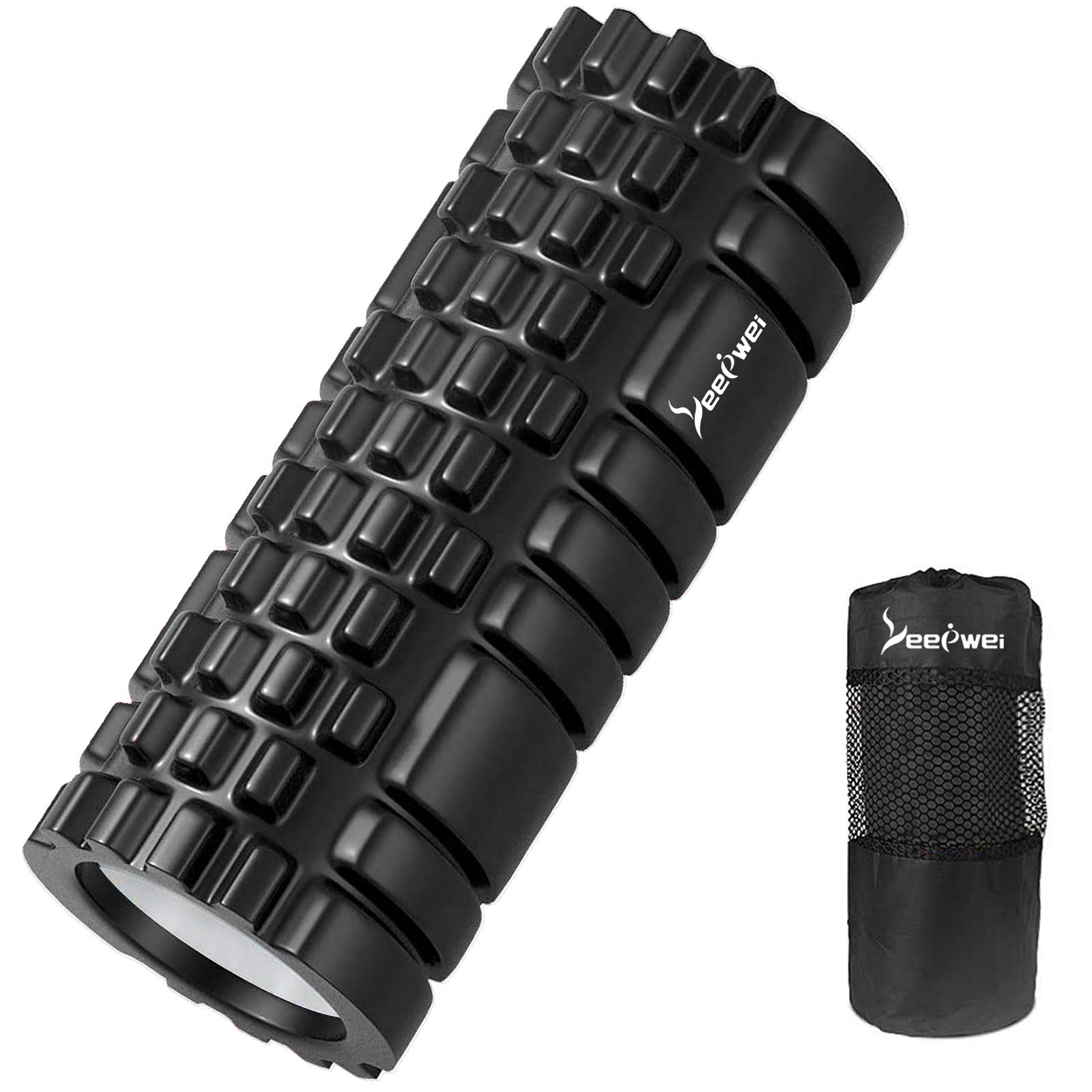 

LEEPWEI пенный ролик миофасциальный релиз сетка пенный ролик йога шест тренировка спортивный фитнес растяжка оборудование сумка для хранения чёрный