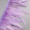 25-30cm Rooster Feather Trimming Chicken Feathers Trims Rooster Tail Feather Ribbon Dress Skirt Costume Carnival Decoration